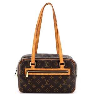 Louis Vuitton Cite Handbag Canvas Mm #254132L10B